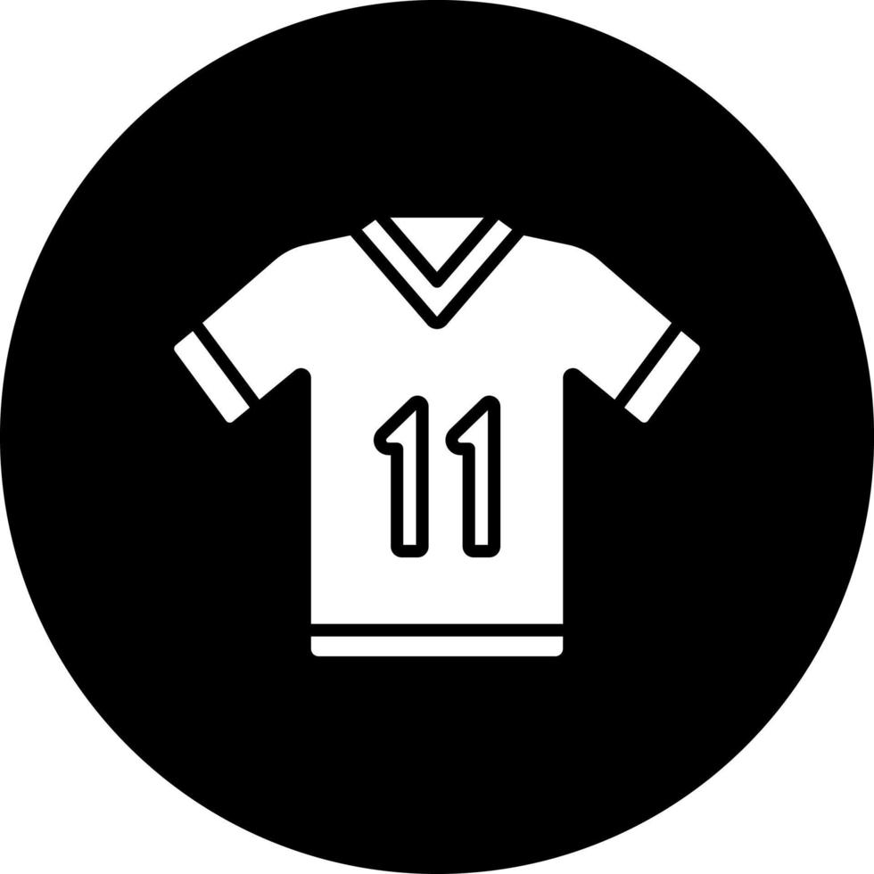 Fußball Jersey Vektor Symbol Stil