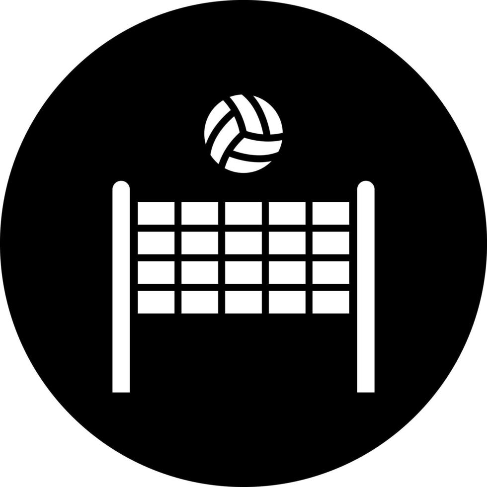 Volleyball Netz Vektor Symbol Stil