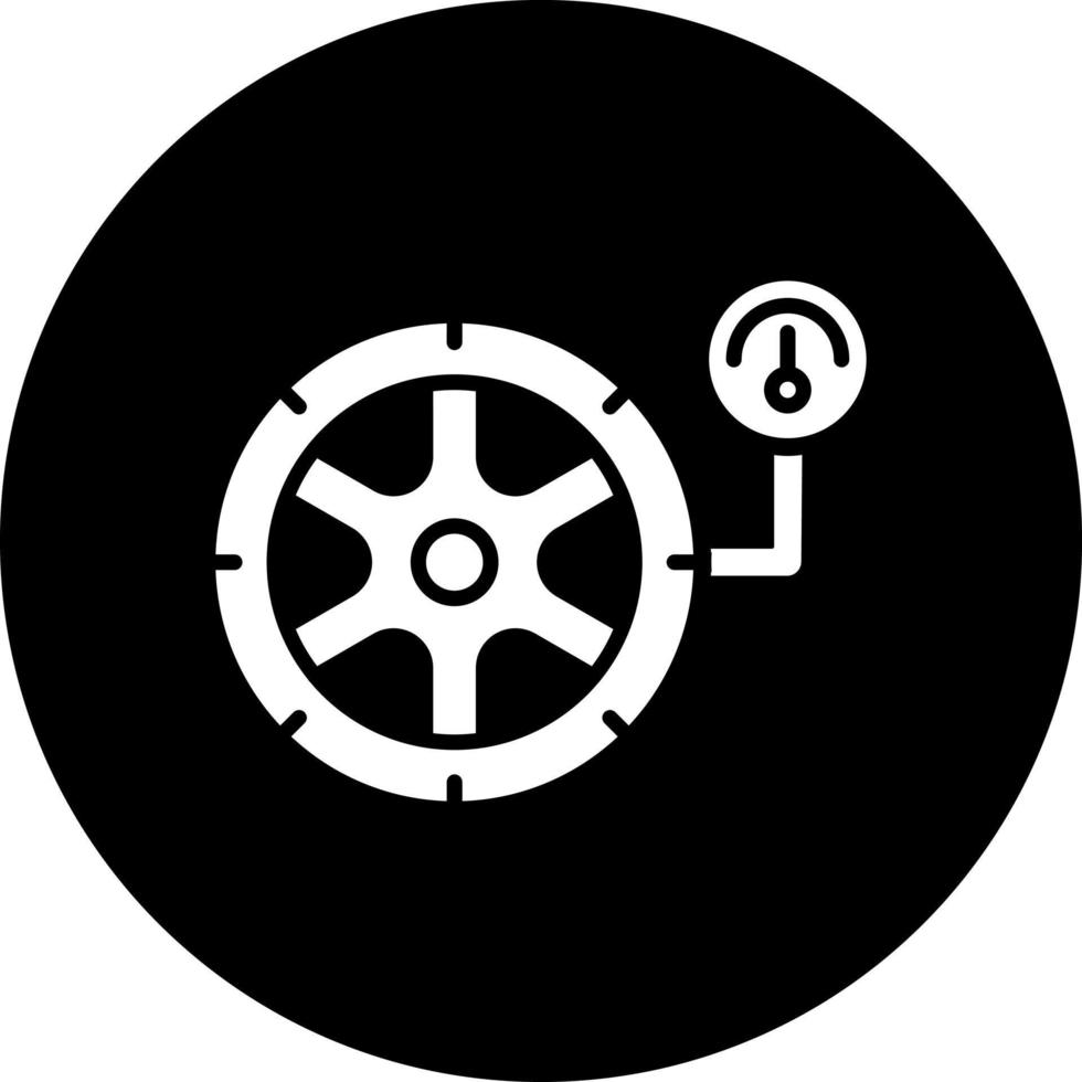 Reifen Instandhaltung Vektor Symbol Stil