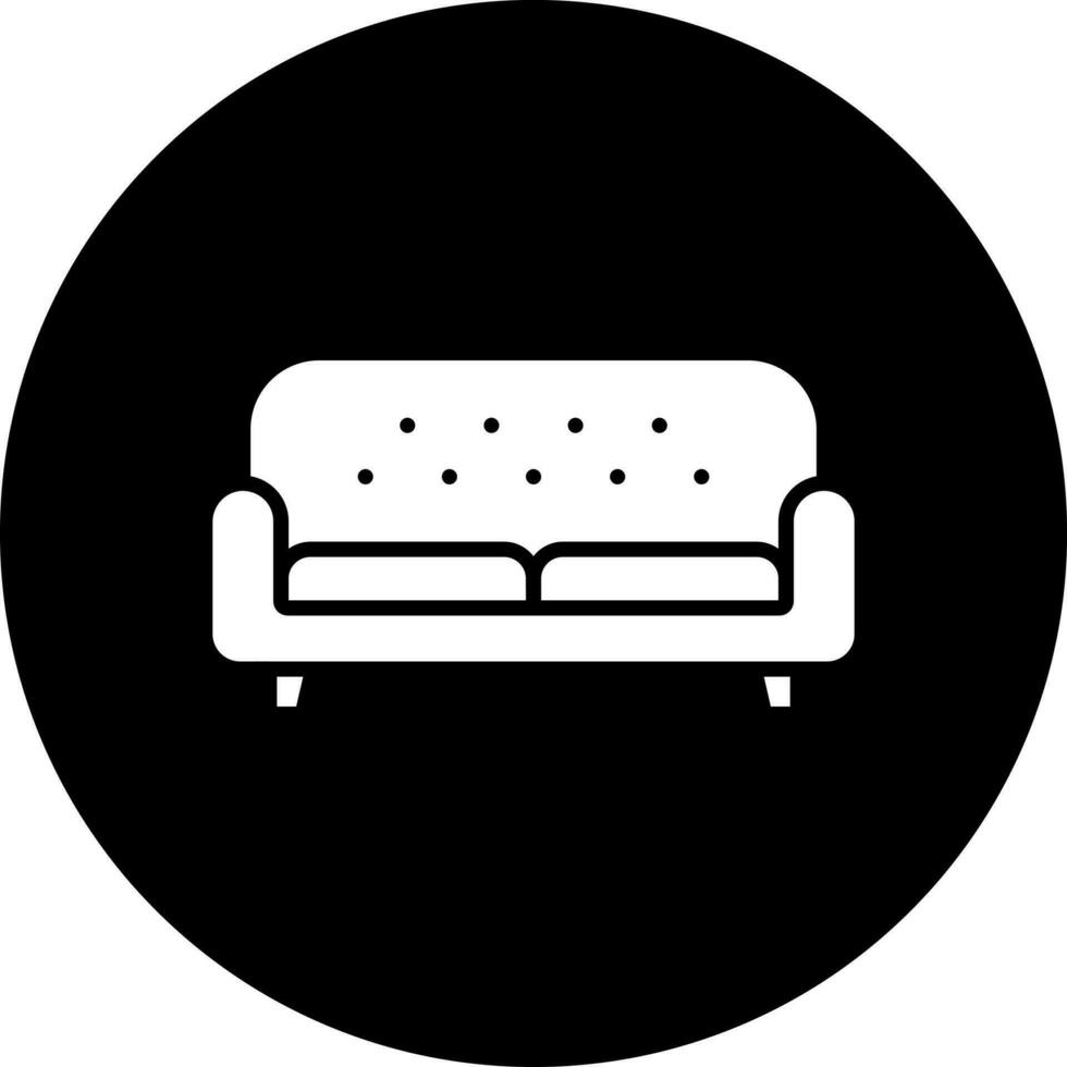 soffa vektor ikon stil
