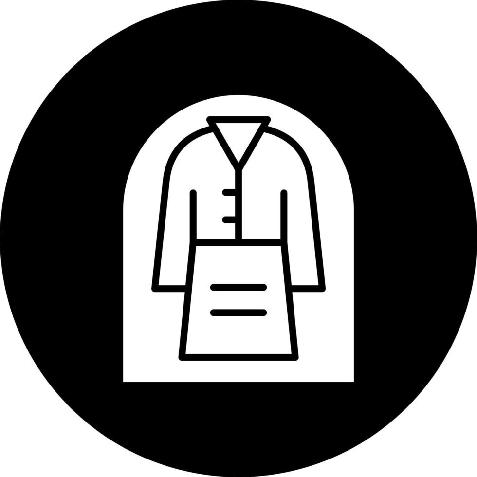 Film Kleidungsstück Vektor Symbol Stil