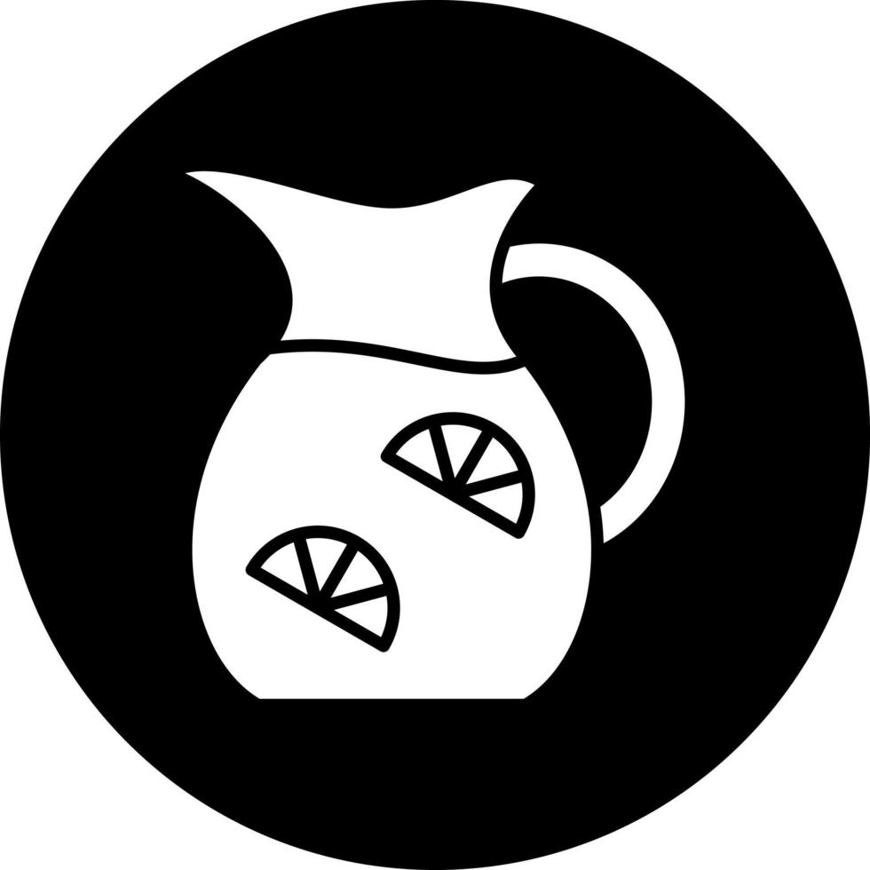 Limonade Krug Vektor Symbol Stil