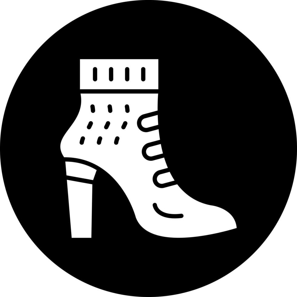 Frauen Schuhe Vektor Symbol Stil