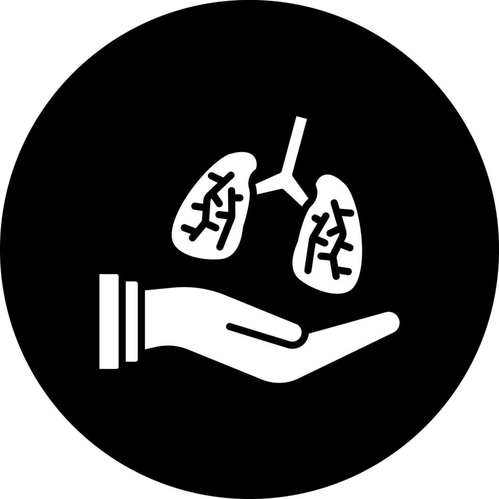 organ donation vektor ikon stil