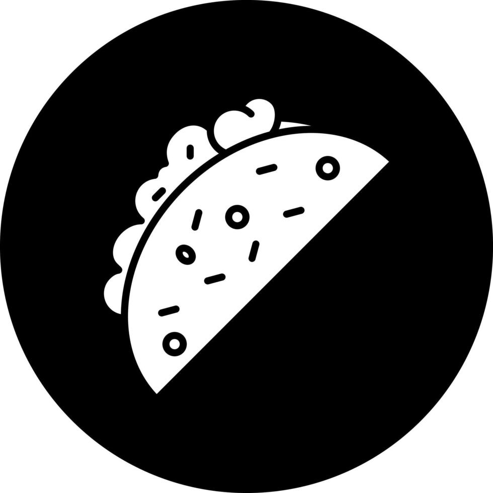 taco vektor ikon stil