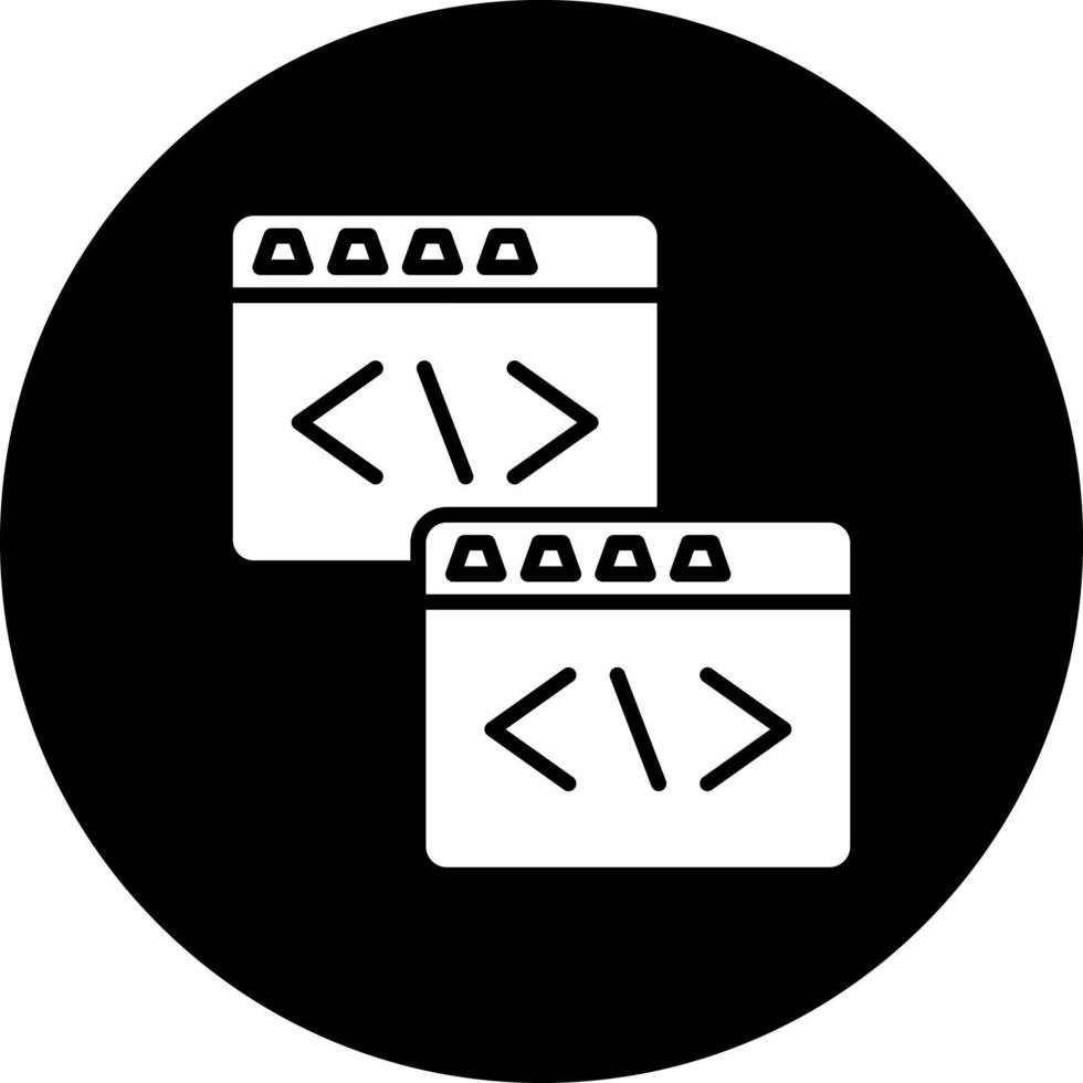 Code Refactoring Vektor Symbol Stil