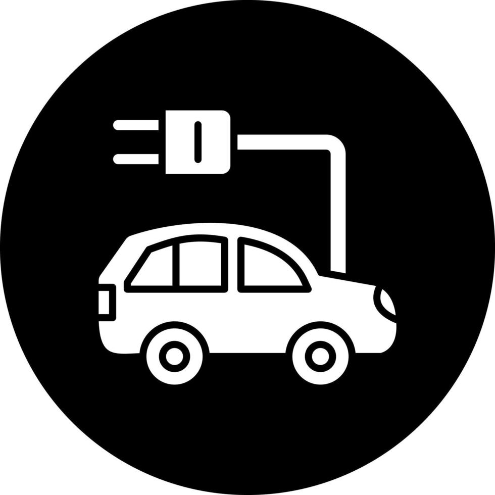 elektronisch Auto Vektor Symbol Stil