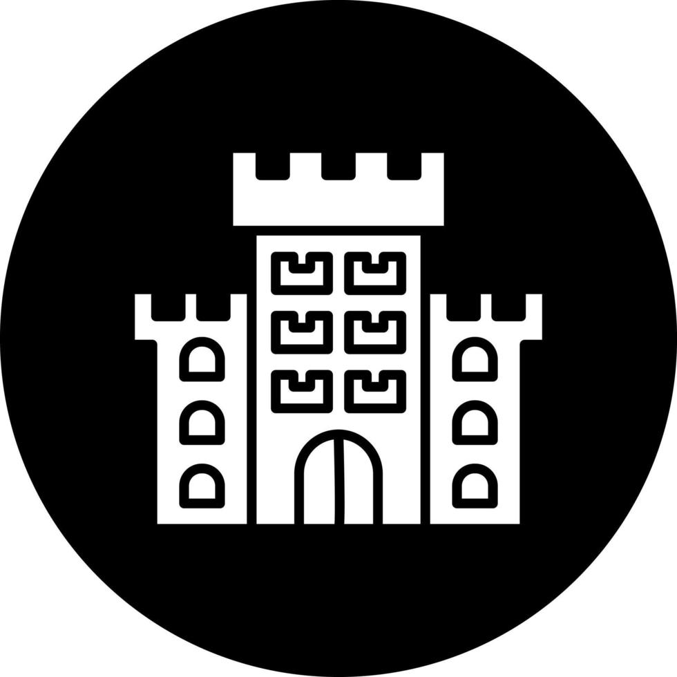 Schloss Vektor Symbol Stil