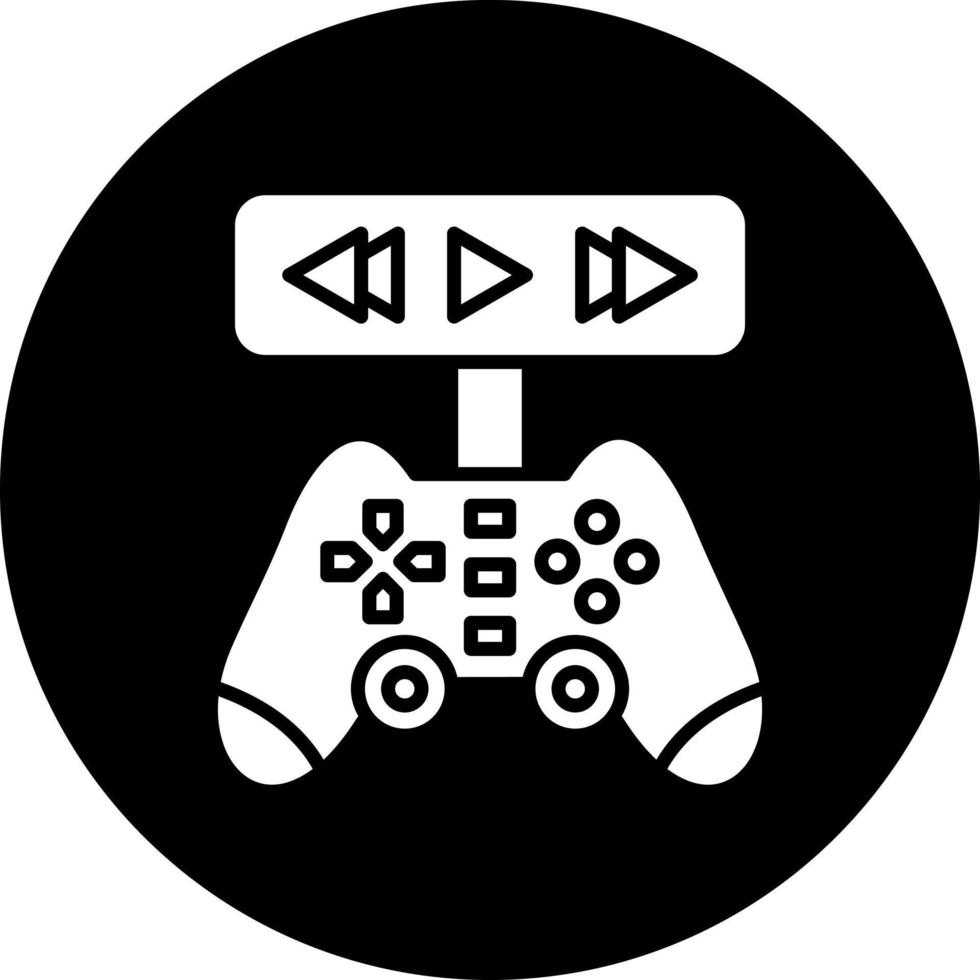 Spiel Video Vektor Symbol Stil