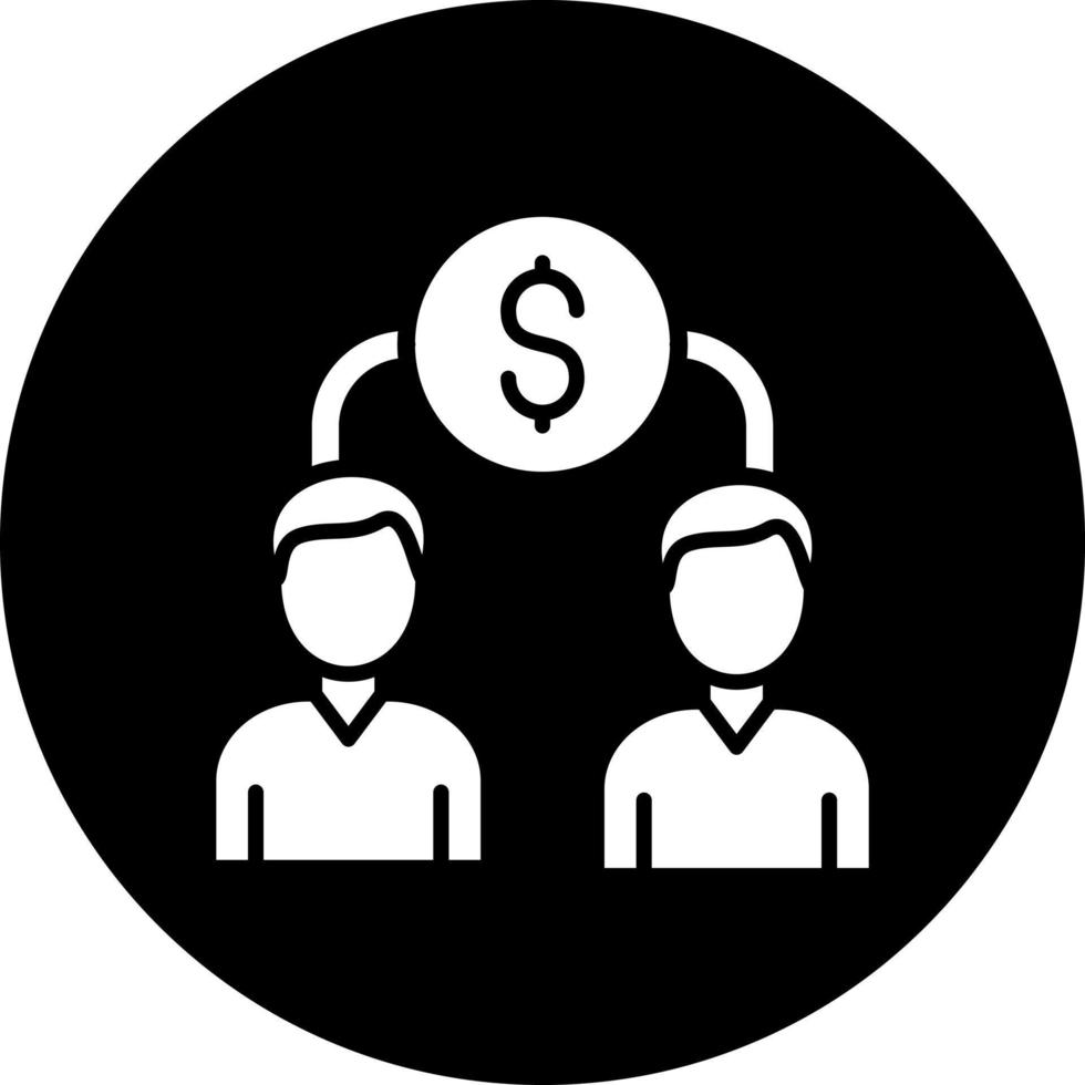 Eigenkapital Crowdfunding Vektor Symbol Stil