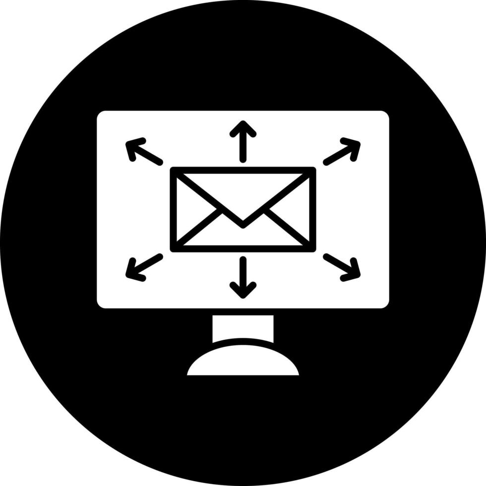 Masse Mailing Vektor Symbol Stil