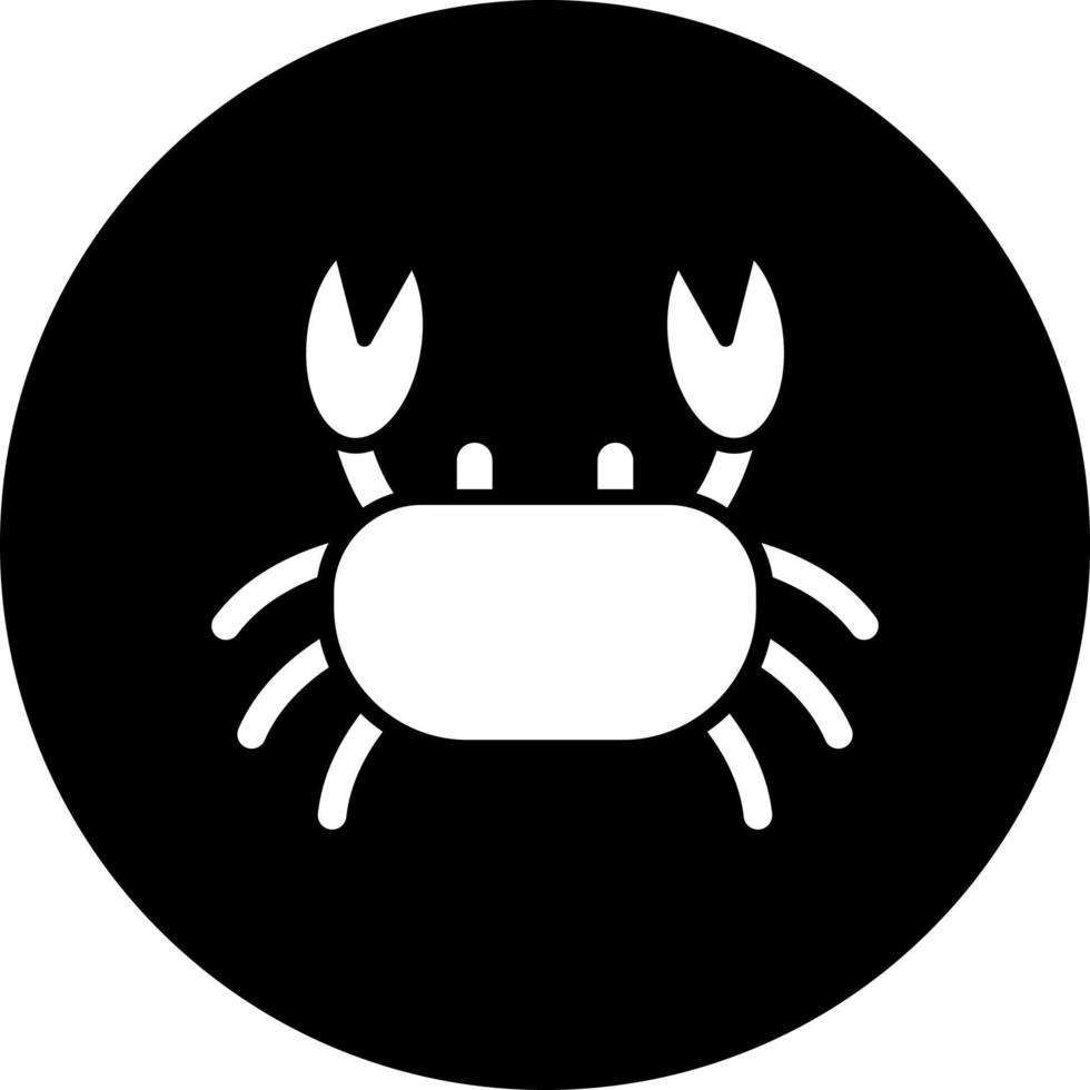 krabba vektor ikon stil