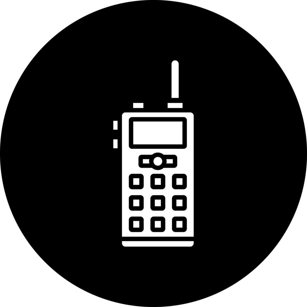 Walkie Talkie Vektor Symbol Stil