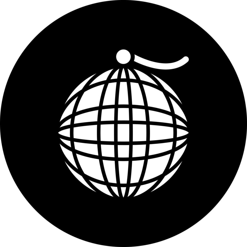 Disko Ball Vektor Symbol Stil