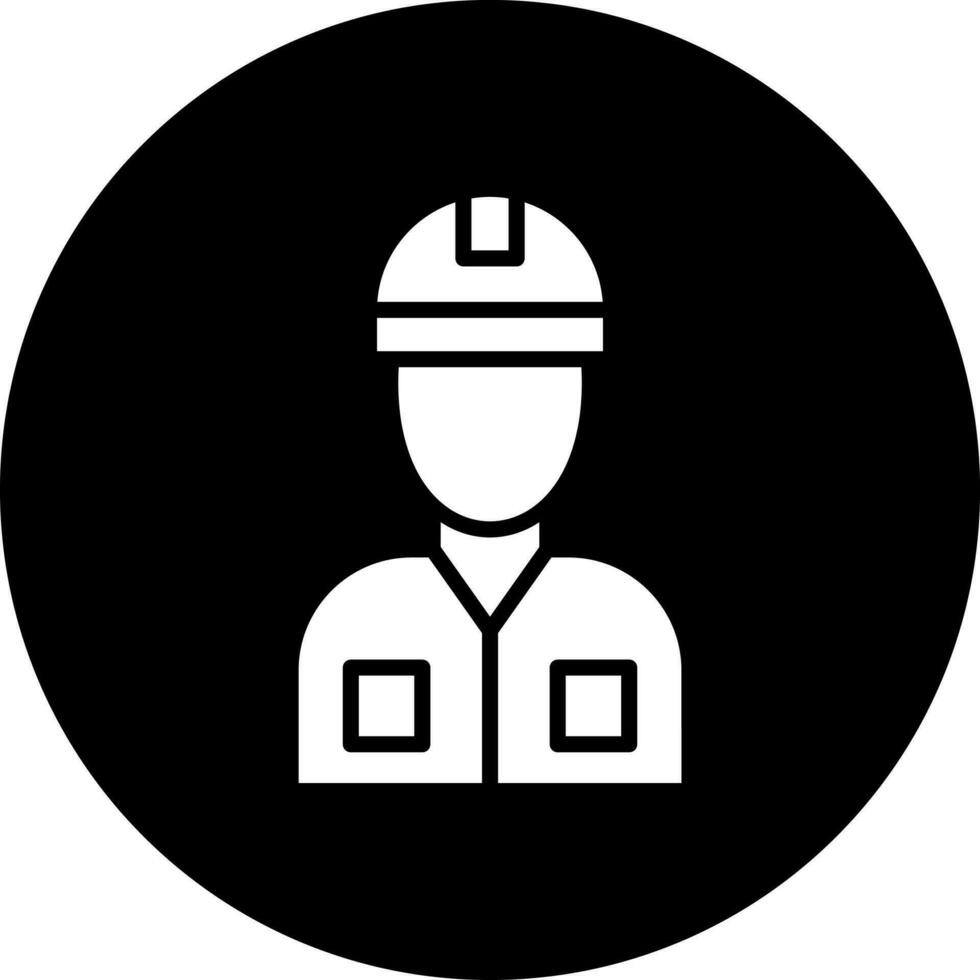 Arbeiter Vektor Symbol Stil