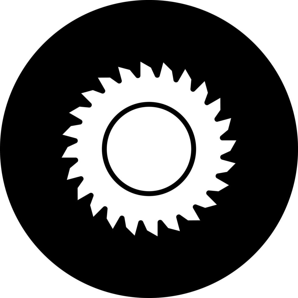 cirkulär fick syn på vektor ikon stil
