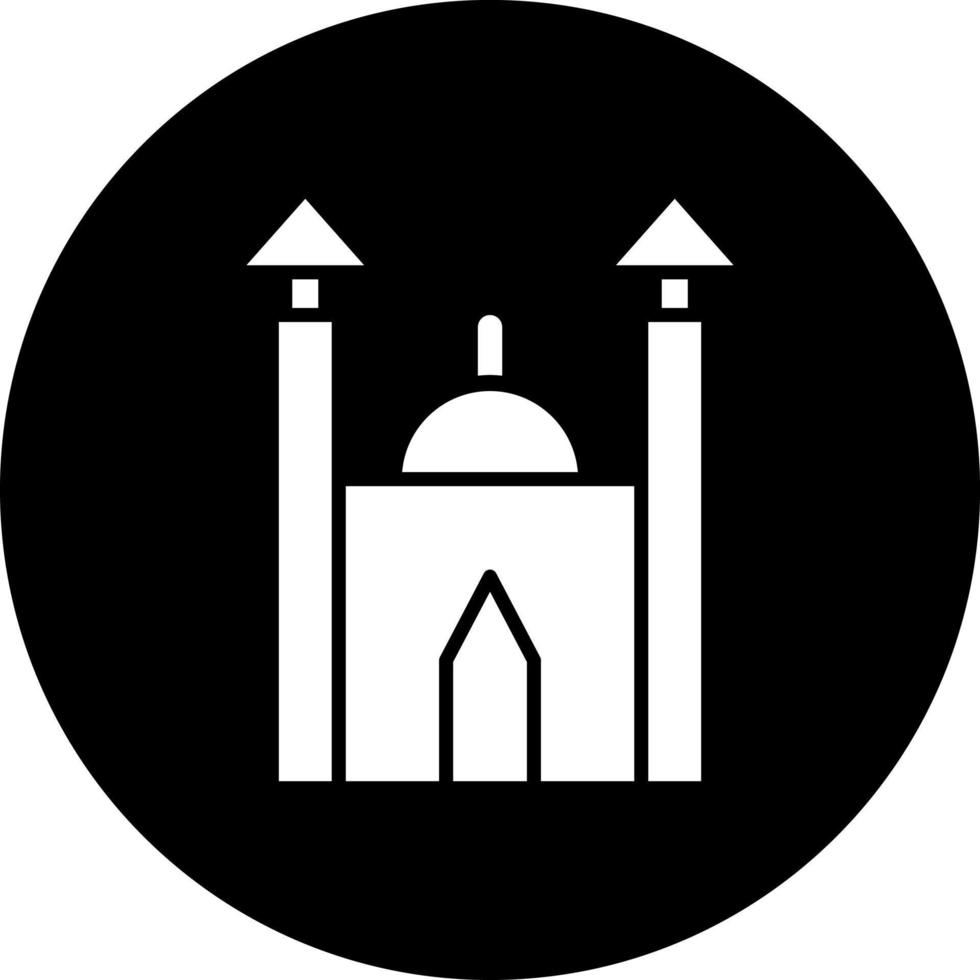 Moschee Vektor Symbol Stil