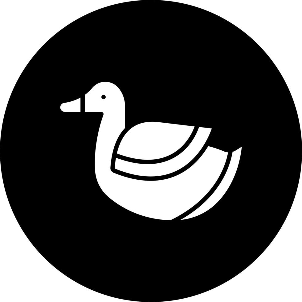 Ente Spielzeug Vektor Symbol Stil