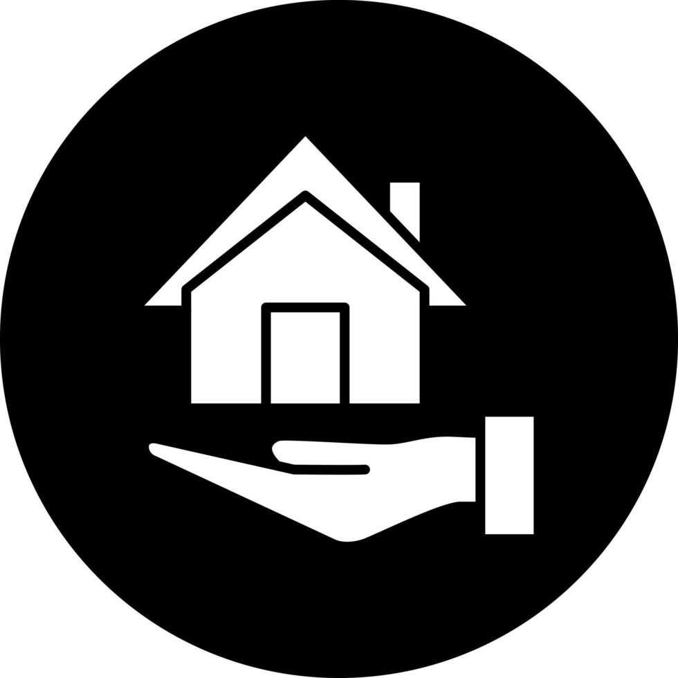 Zuhause Versicherung Vektor Symbol Stil