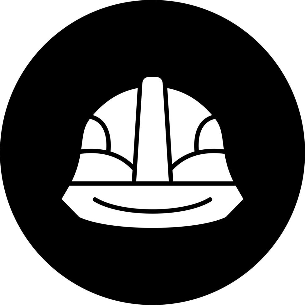 Sicherheit Helm Vektor Symbol Stil