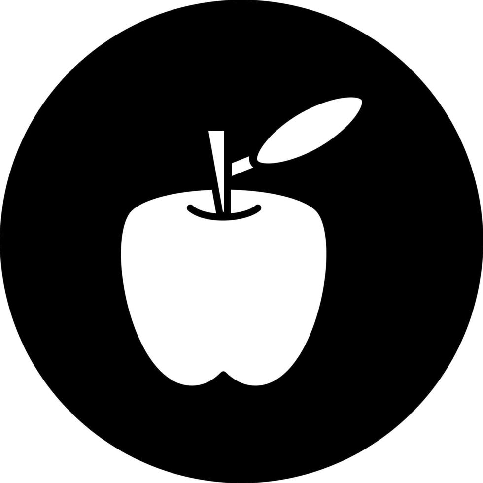 Apfel Vektor Symbol Stil