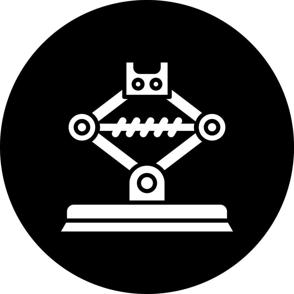 Auto Jack Vektor Symbol Stil