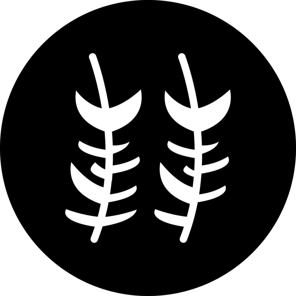 Rosmarin Vektor Symbol Stil