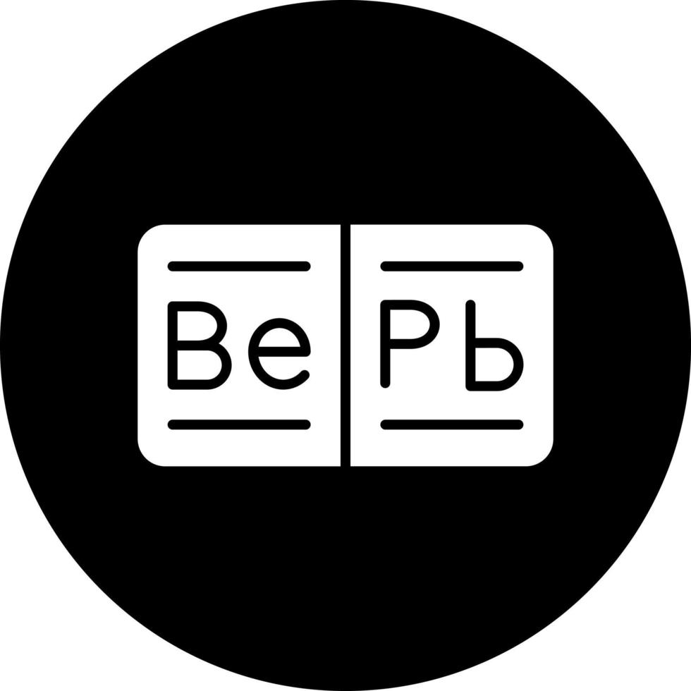 periodisch Tabelle Vektor Symbol Stil