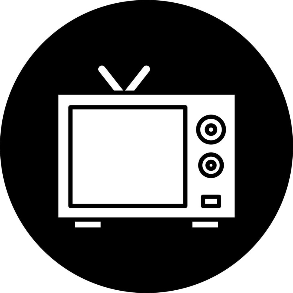 Fernseher Vektor Symbol Stil