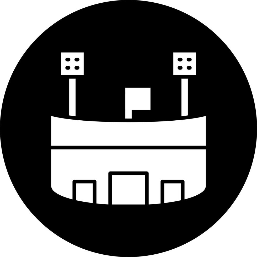 Stadion Vektor Symbol Stil