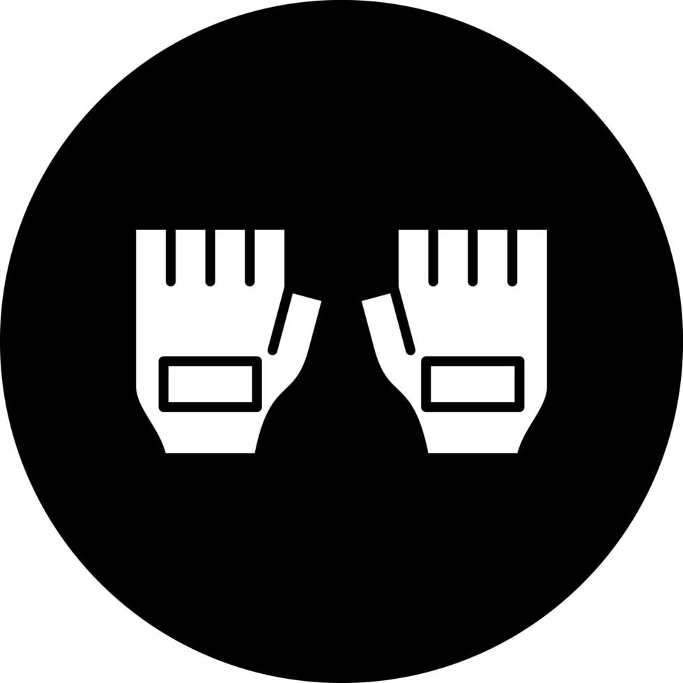 Radfahren Handschuhe Vektor Symbol Stil