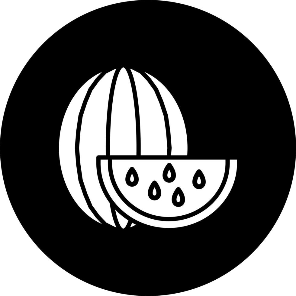 Wassermelone Vektor Symbol Stil