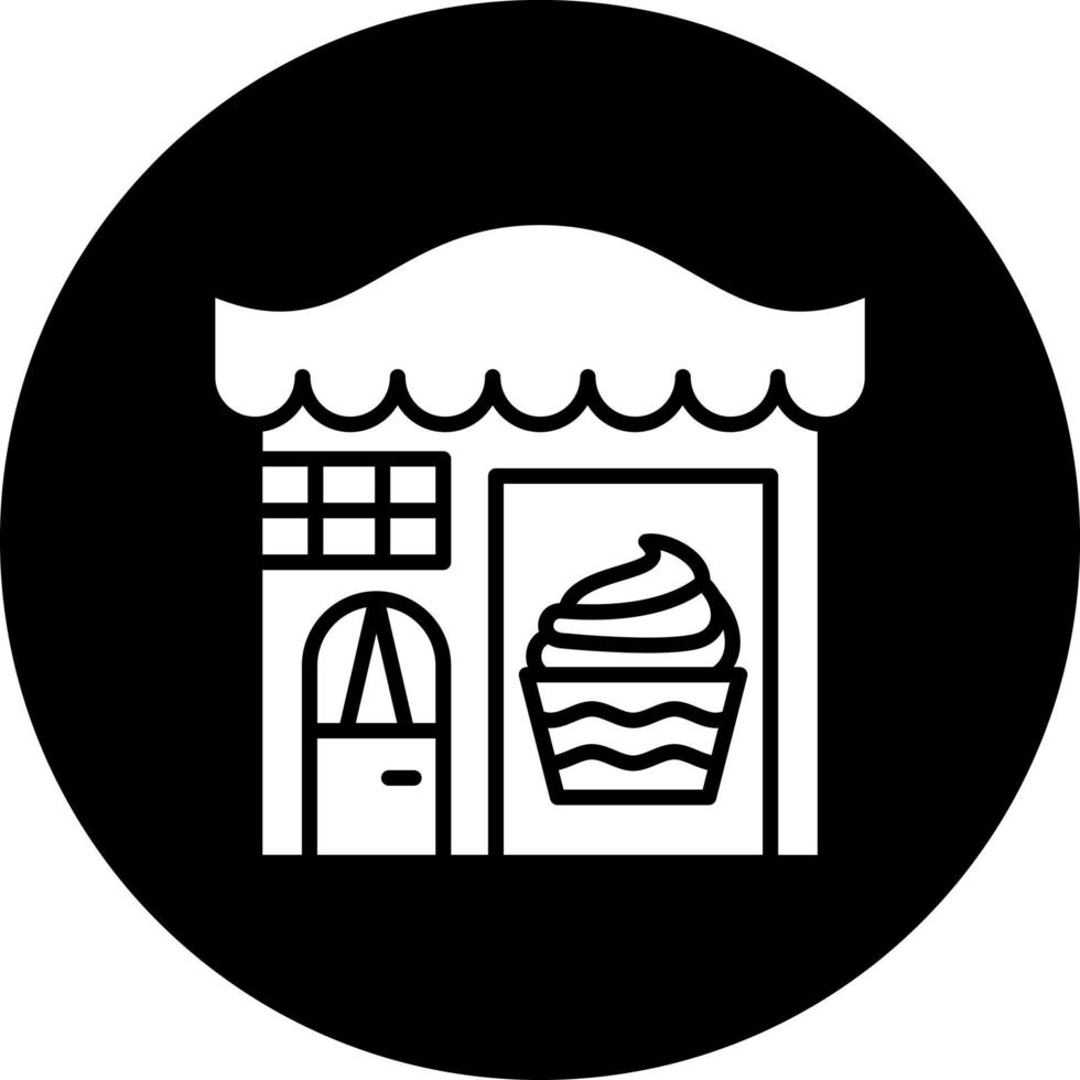 Bäckerei Geschäft Vektor Symbol Stil