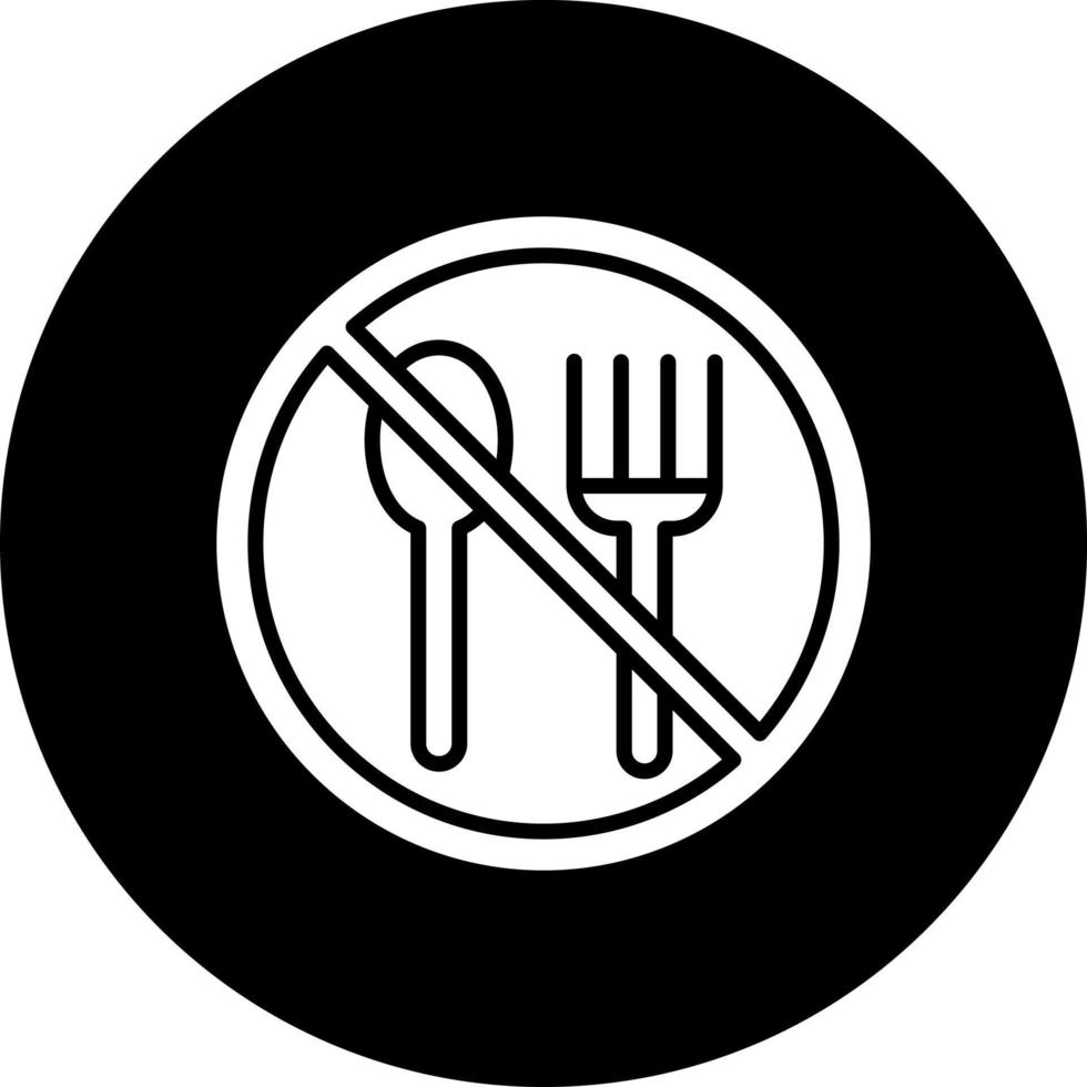 hunger strejk vektor ikon stil