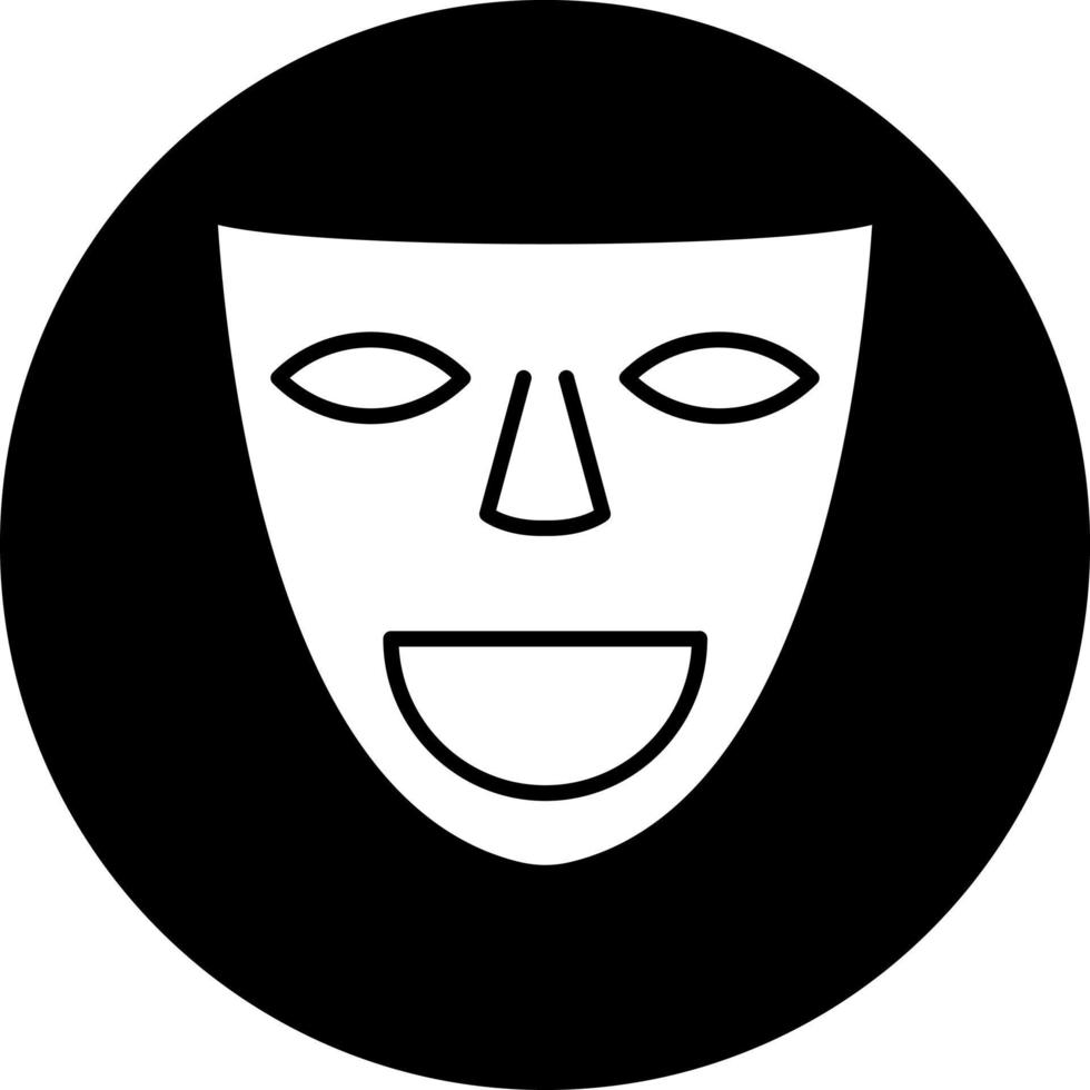 Theater Masken Vektor Symbol Stil