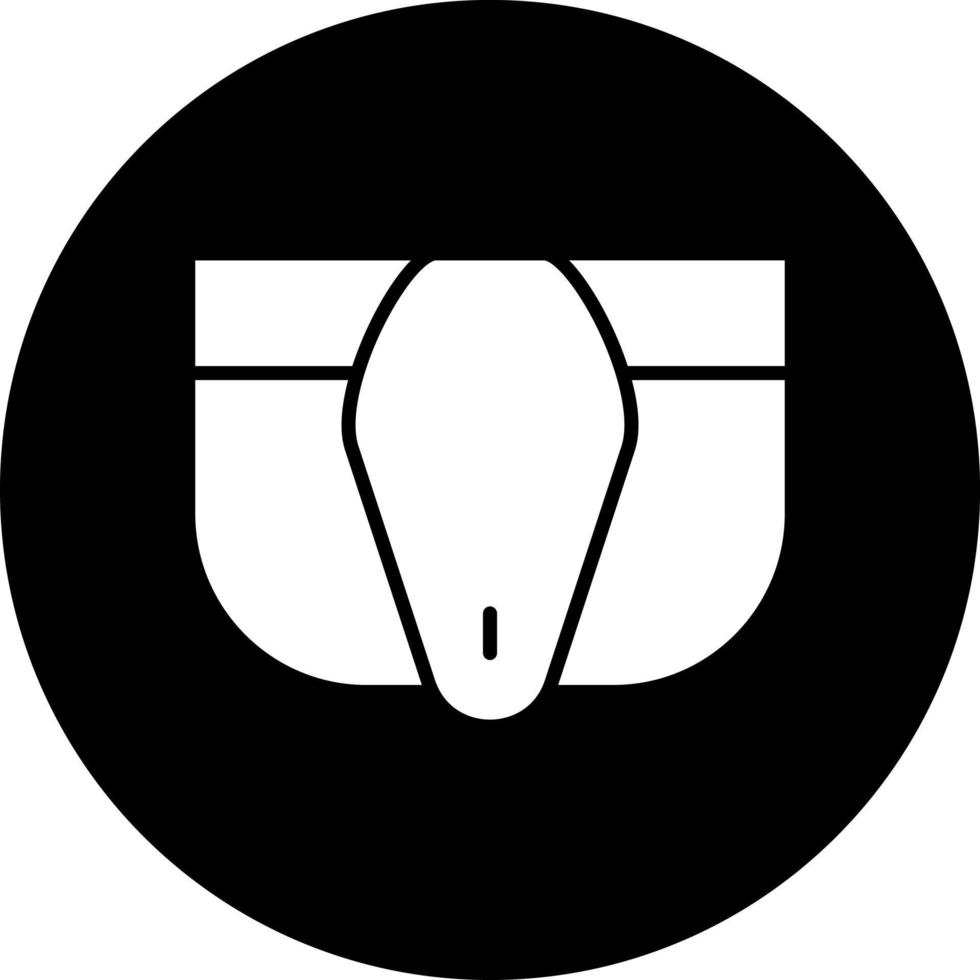 Suspensorium Vektor Symbol Stil