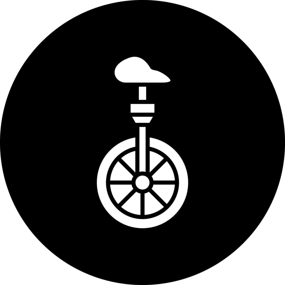 Monocycle Vektor Symbol Stil