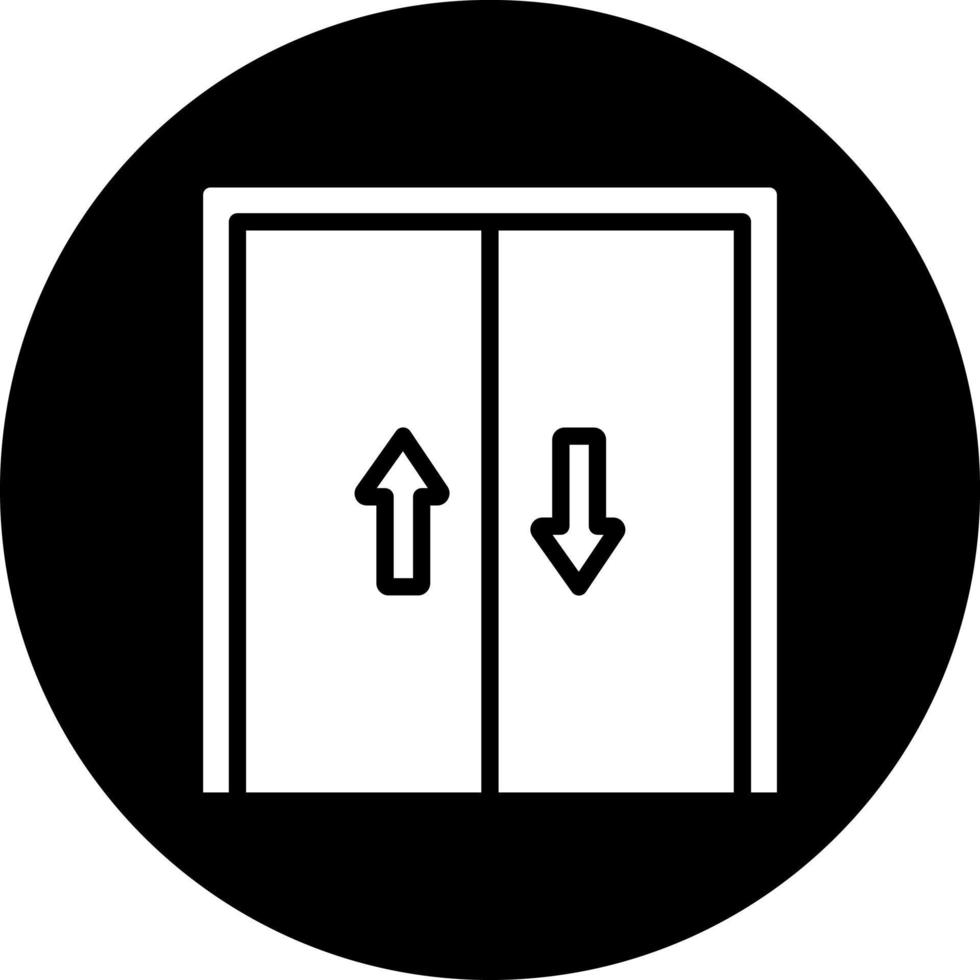 Clever Tür Vektor Symbol Stil