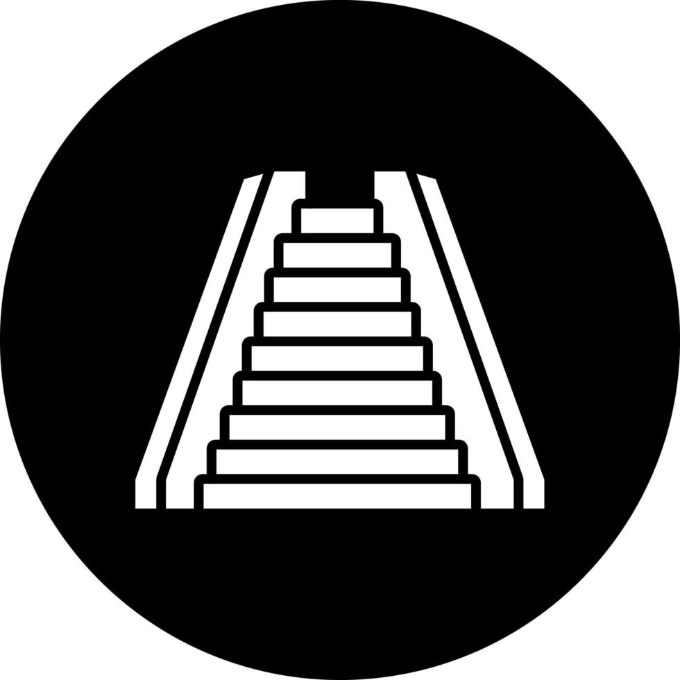 Rolltreppe Vektor Symbol Stil