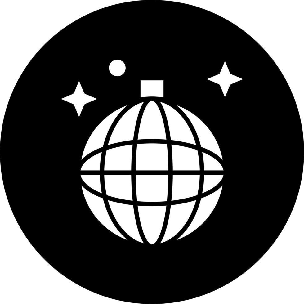 Disko Ball Vektor Symbol Stil