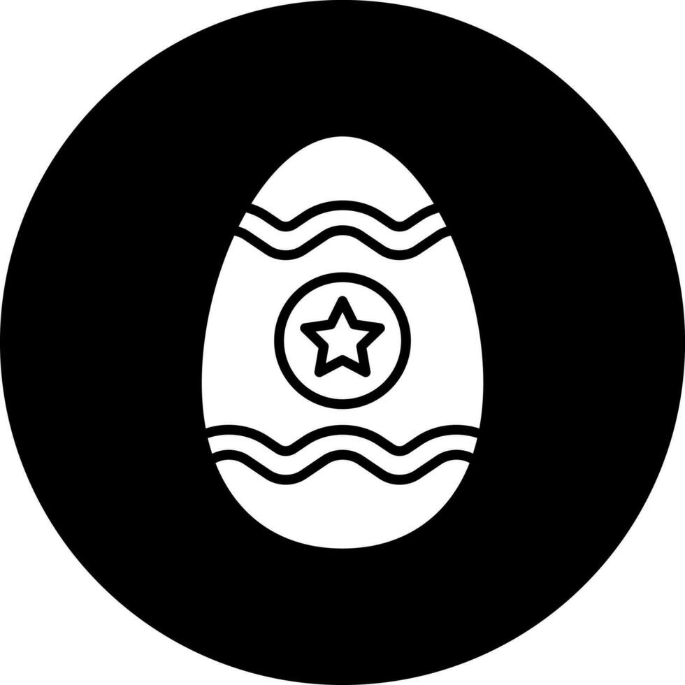 Ostern Ei Vektor Symbol Stil