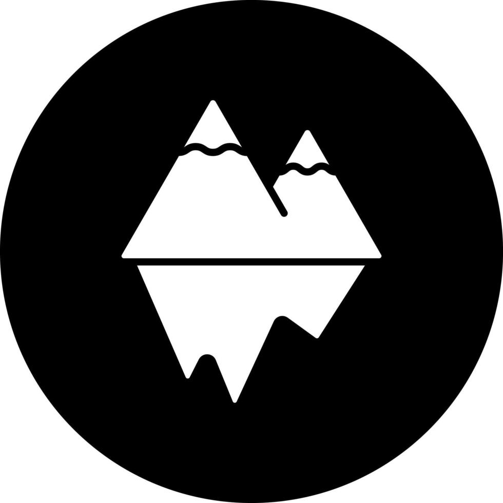 Eisberg Vektor Symbol Stil