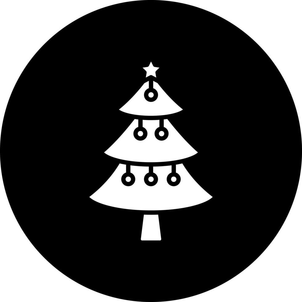 Weihnachten Baum Vektor Symbol Stil