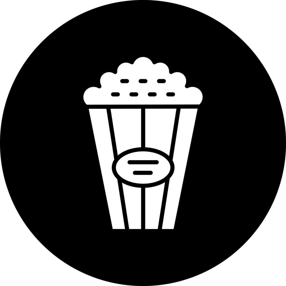 Popcorn Vektor Symbol Stil