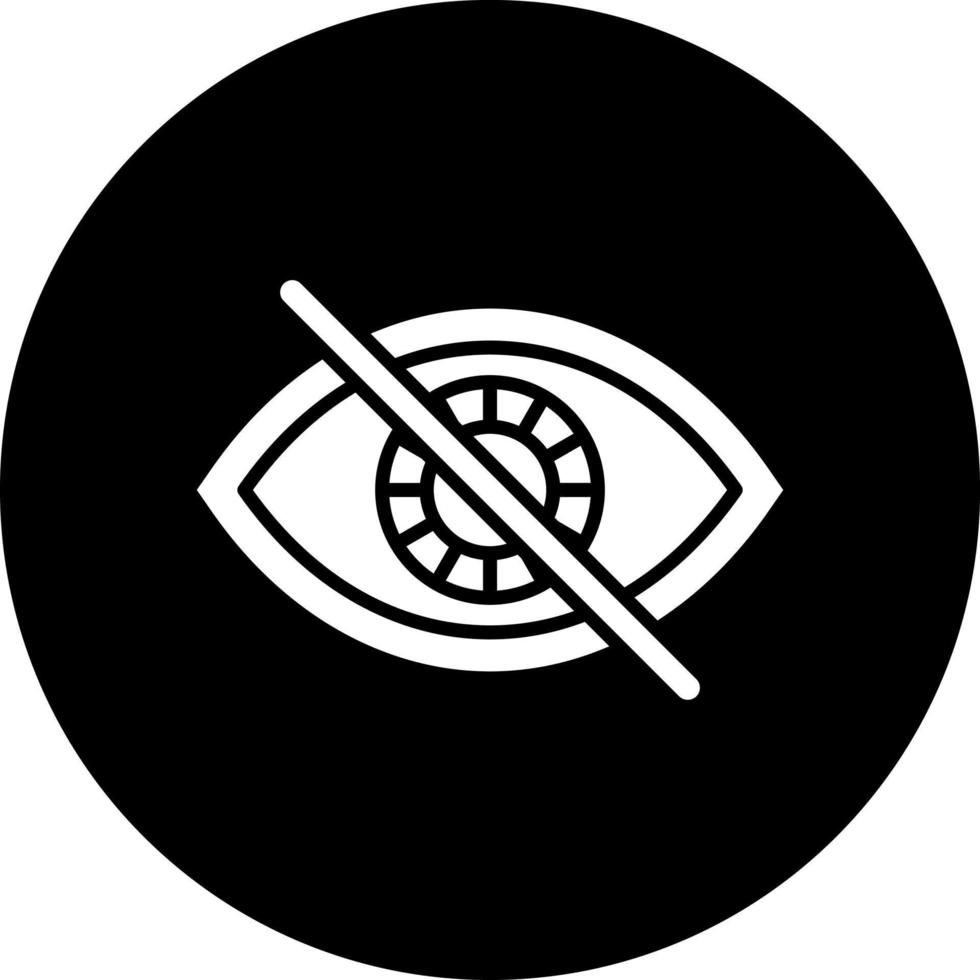 Farbe Blindheit Vektor Symbol Stil