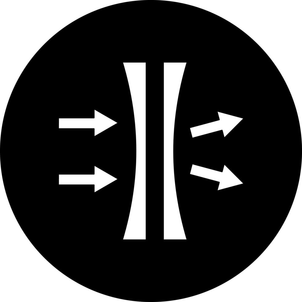 normal Index Linsen Vektor Symbol Stil