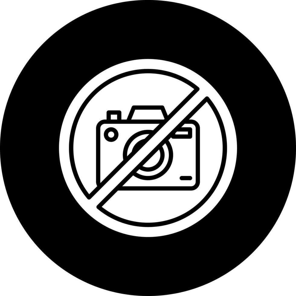 Nein Kamera Vektor Symbol Stil