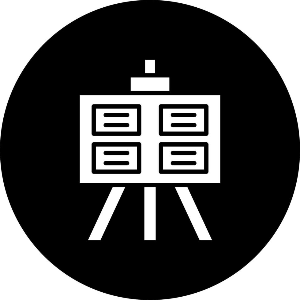 Storyboard Vektor Symbol Stil