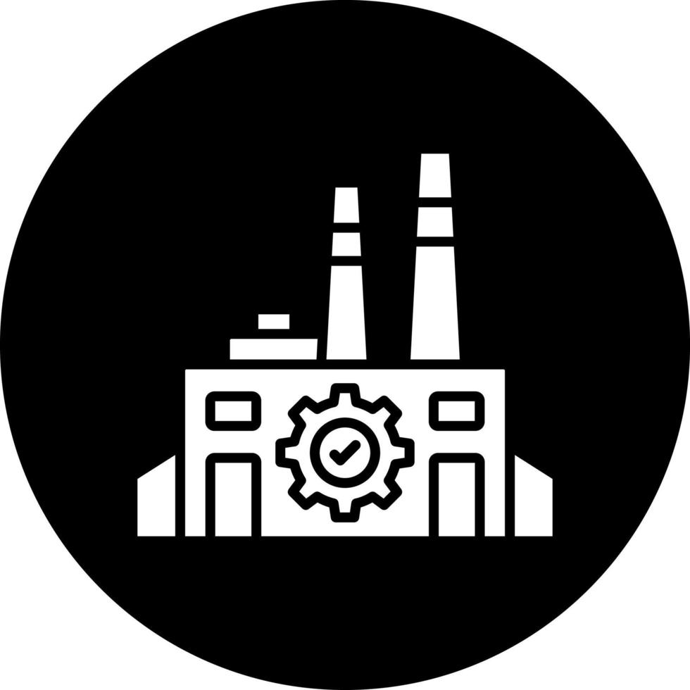 konzentriert Fabrik Produkti Vektor Symbol Stil