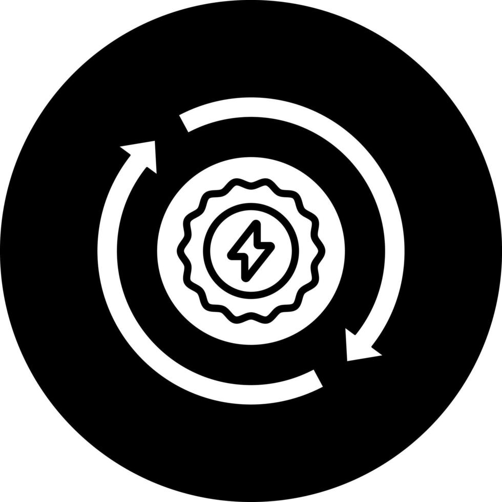 Energie Vektor Symbol Stil